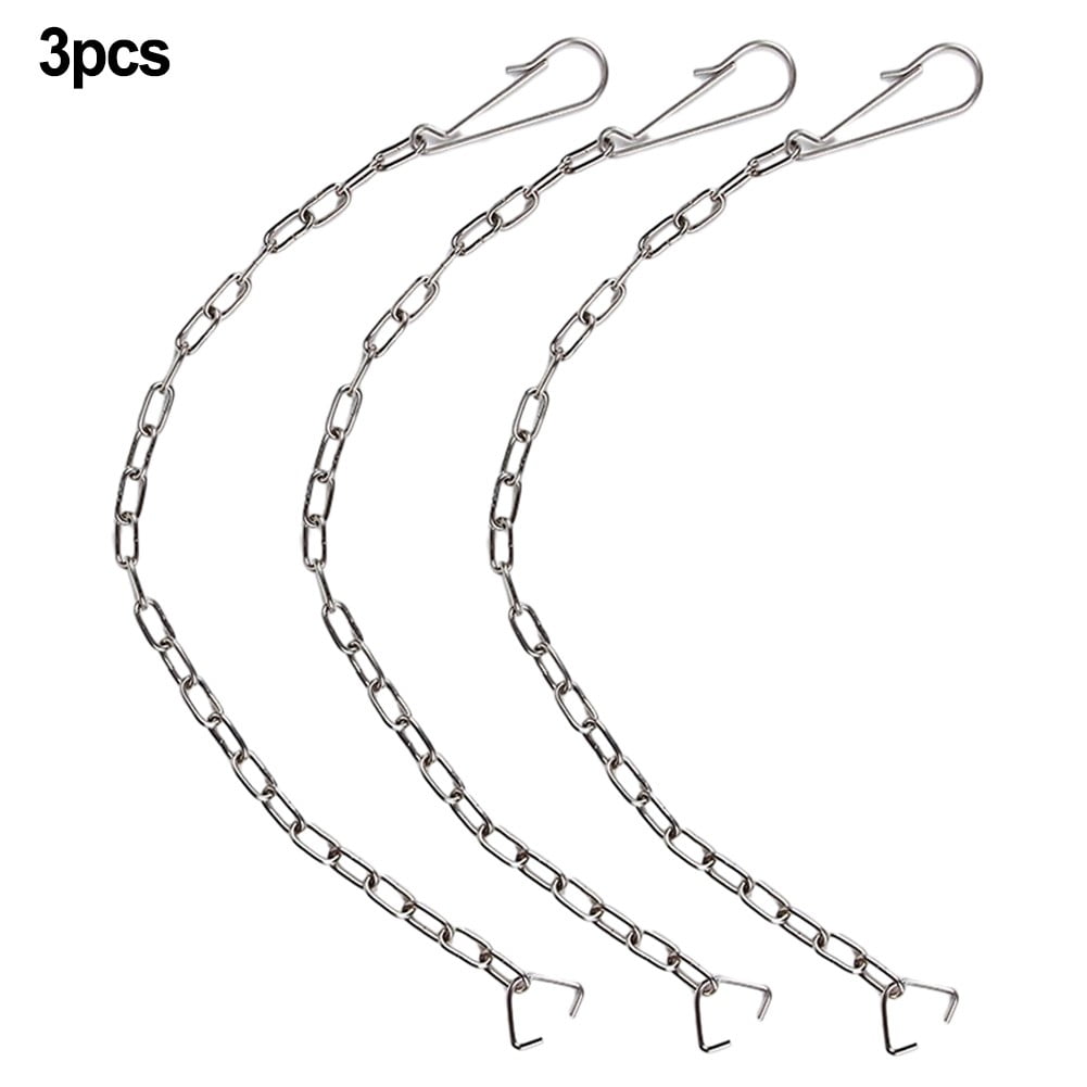 3 Pieces Toilet Flapper Chain Stainless Steel Universal Toilet Chain
