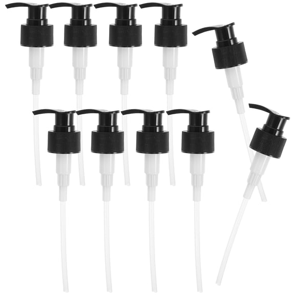 3 Pieces Toothpaste Dispenser for Kids Bottle Pump Lotion Hand Soap Shampoo Black