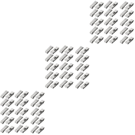 3 Pieces Trailer Frame Cable Clamps Wiring Clips Stainless Silver