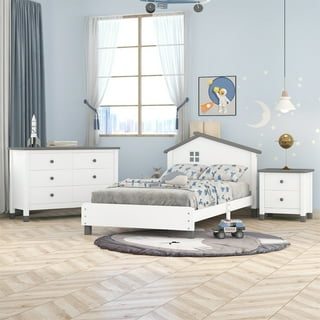 Kids Bedroom Sets in Kids Furniture Gray Walmart