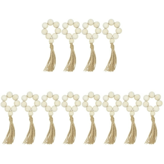 3 Pieces Velvet Burlap DIY Decoration Handmade Napkin Rings