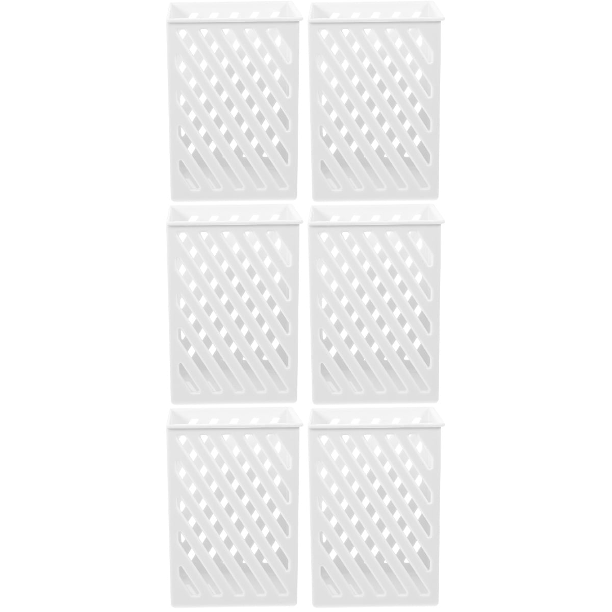 3- Mount Pen Holder Set, Multi-Functional Cutlery and Pencil Case Pouch, White Organizer