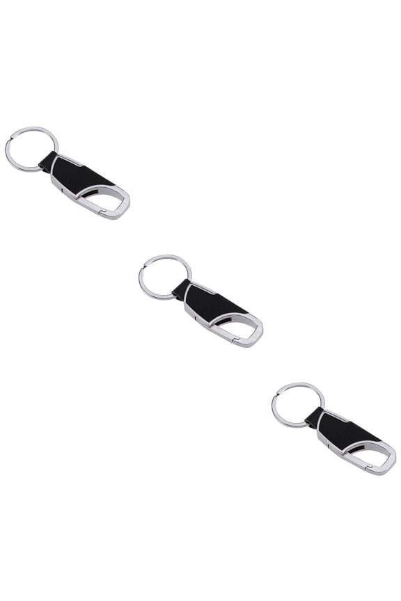 Set of 3 Scratch-Resistant Wallet Keychains for Men, Compact Size 8.50 x 3.00 x 0.80 CM, Stylish and Practical