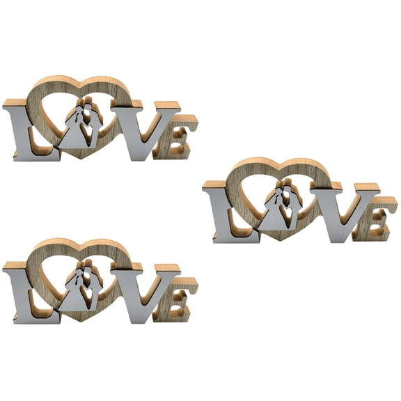 3 Pieces Wedding Photo Happy Engagement Banner Bride Decorations Picture