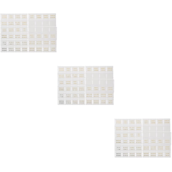 3 Pieces White Bible Tabs Blue Study Accessories Index Tags