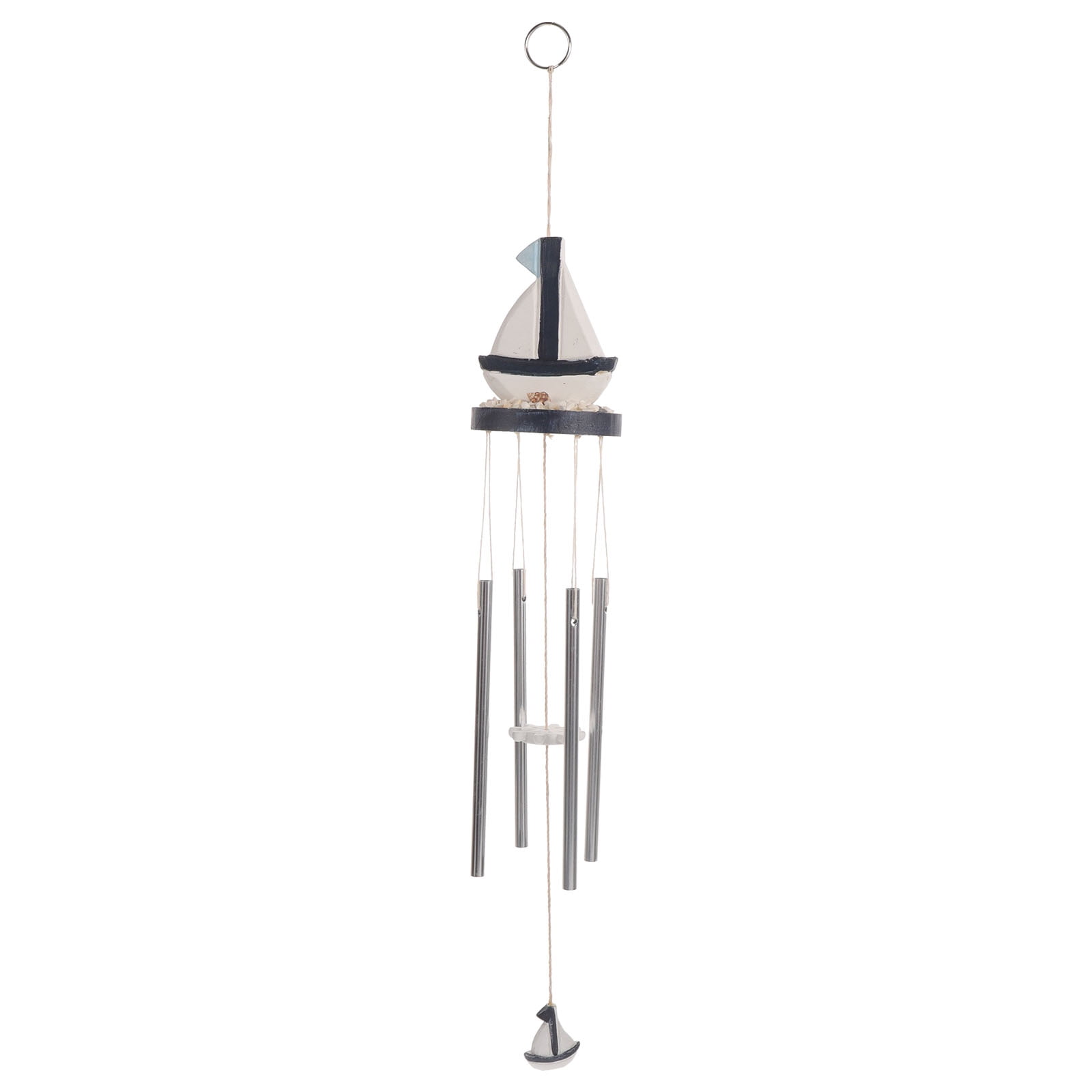 3 Pieces Wind Chime Ornament Vintage Decor Blue