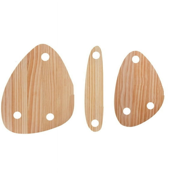 3 Pieces Wine Bottle Topper Serving Tray, Wooden Topper Charcuterie Flat Serving Board, P C2320