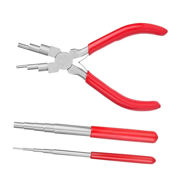 3 Pieces Wire Looping Tool for Jewelry Making, Wire Wrapping Round Nose Pliers, Jump , Wire Looping , Bail Making Pliers