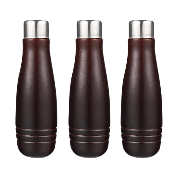 3 Pieces Wood File Handle Carpentry Grip Durable Wooden Design for Metalwork and Hand Tool Applications