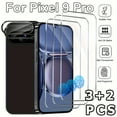thumbnail image 1 of 3 Pieces screen protector tempered glass  And 2 Pieces  Camera Lens Protector For Pixel 9 Pro ,9H Hardness,Support fingerprint unlocking,Impact Resistance,Anti fall and wear-resistant., 1 of 6