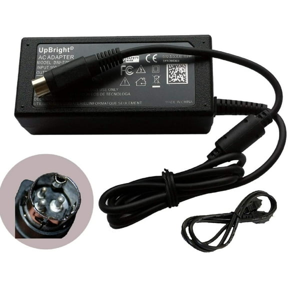 3-Pin 24V AC/DC Adapter for Sam4s ELLIX 20S 30 40 Sam 4s ELLIX40S(L) ELLIX40L ELLIX20S ELLIX30 ELLIX40 40S(L) 40L POS Thermal Printer Samsung PSCV500107A SAM4 Bixilon Power Supply