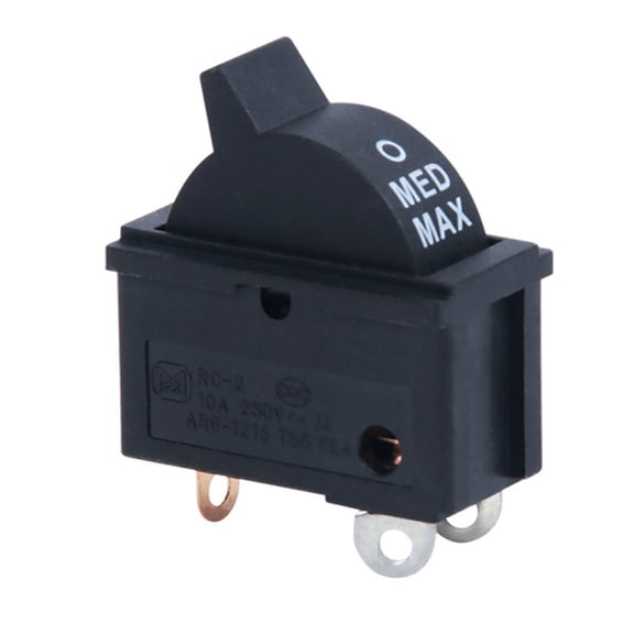 3 Pin 3 Position Switches SPDT Toggle Push Button Rocker For Home Appliances High Conductivity