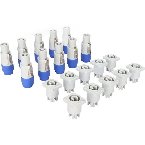 3 Pin AC Power Con Male and Female Connectors, (Output)