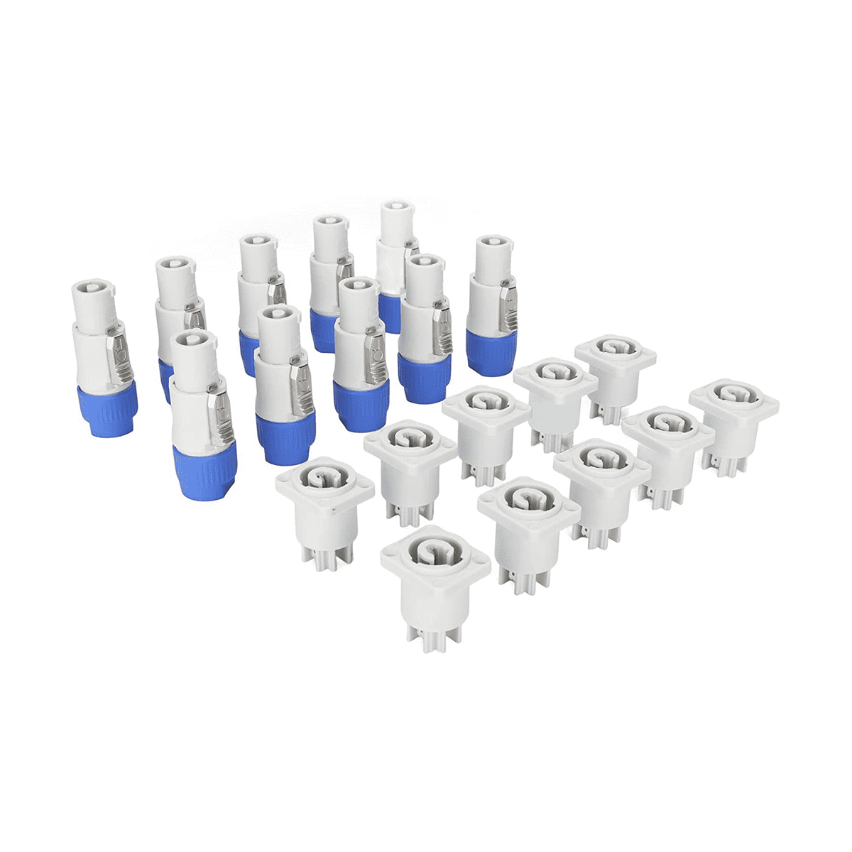 3 Pin AC Power Con Male and Female Head Connectors, (Output)