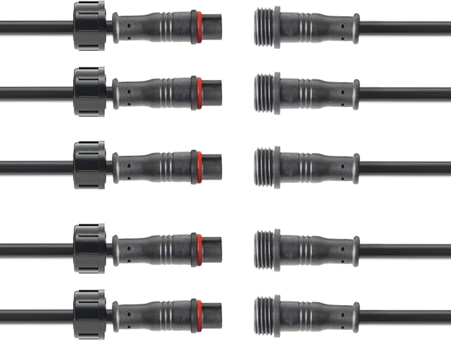 3 Pin Electrical Connector, 3 Core Outdoor LED Connector 20AWG IP68 ...