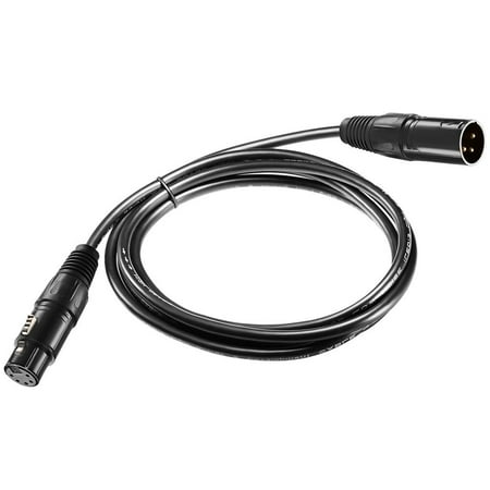3-Pin Male XLR To 5-Pin Female XLR DMX Adapter Cable 6.5ft/2M DMX Turnaround
