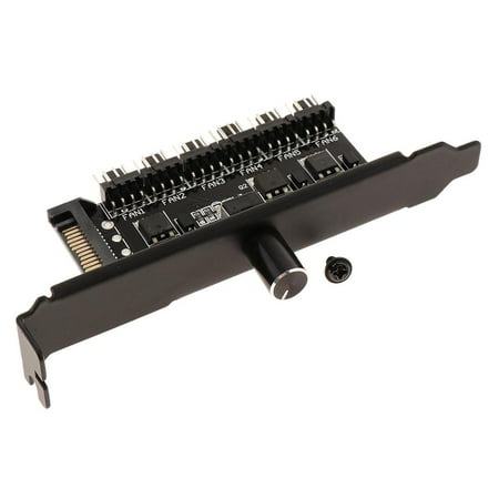 3-Pin PCI Cooling Fan Controller Fans Temperature Control - Power Supply