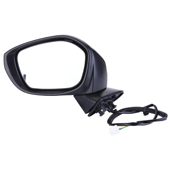 3-Pin Power Adjust Rear-View Mirror Plastic Black Fits for Honda Civic 2022-2023 Replace 76258T20A01-PFM