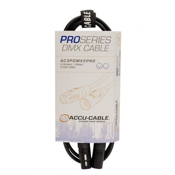 3 Pin Pro DMX Cable - 50 ft.
