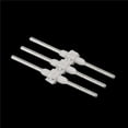 thumbnail image 1 of 3 Pin Rigid Connector Between Canvas Sheets, White - Bag of 5, 1 of 1