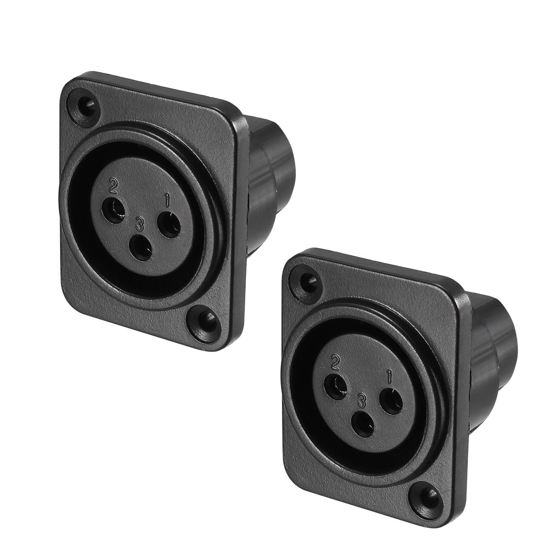 3Pin XLR Female Jack Panel Mount For Microphone Connector Adapter Converter Audio Speaker Jack