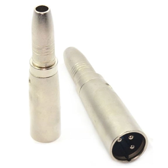 3-Pin XLR Male to 1/4" TRS Stereo Female Audio Cable/Adapter
