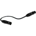 thumbnail image 1 of 3-Pin XLR Male to Female Balanced - 0.5 Ft Black - XLR/M to XLR/F Cable, 1 of 7