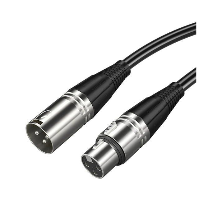 3 Pin XLR Male to Female Microphone Cable XLR Audio Cable Guitar Mixer