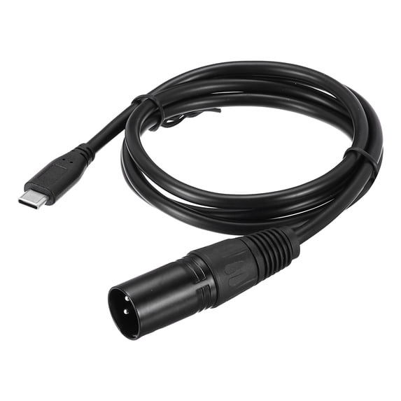3 Pin XLR Male to Type-C Male Adapter Cable, 1pcs 3ft XLR Microphone Cable