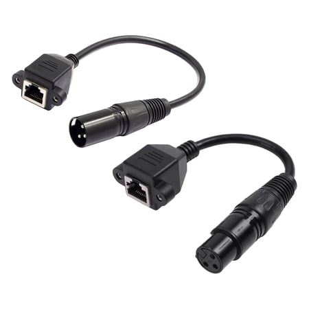 3 Pin XLR to Female Male Adapter Cables, XLR Male to Extension