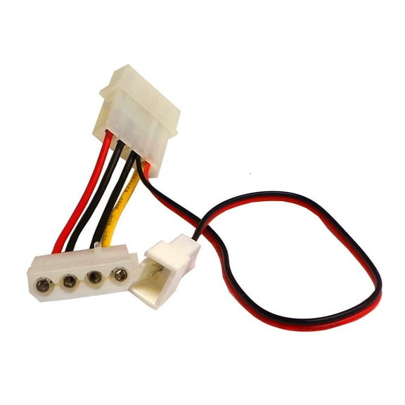 3-Pin to 2 Male Female 4-Pin Molex Connector Cable