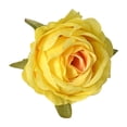 thumbnail image 1 of 3" Pink Silk Peony Flower Heads, Artificial Peonies For Flower Arrangement - DIY, Wedding Ceremonies, Bridal Bouquets, Table Centerpieces, Parties, Flower Wreath, Home,Flower Headpiece,Yellow, 1 of 9