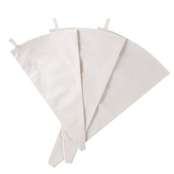 3 Piping Bags, Stainless Steel Open Star, Fabric, Baking Tool, Pastry Bags