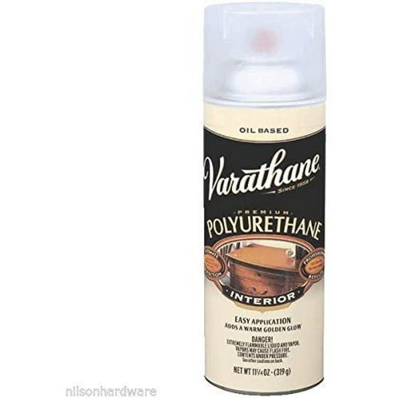 3 Pk 11.25 Oz Clear Satin Varathane Interior Spray Oil Based Polyurethane 9181