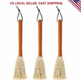 thumbnail image 1 of Zyler - 3 Pk 12" Bbq Sauce Grill Basting Mops Set Roast Barbeque Cooking Cleaning Brush, 1 of 6