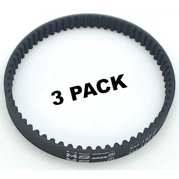3 Pk, Bissell Powerfoot Vacuum Belt, 1604992