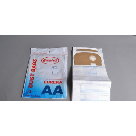 3 Pk Compatible with Eureka Upright Type AA Non Micro Paper Bags part 158sw-1