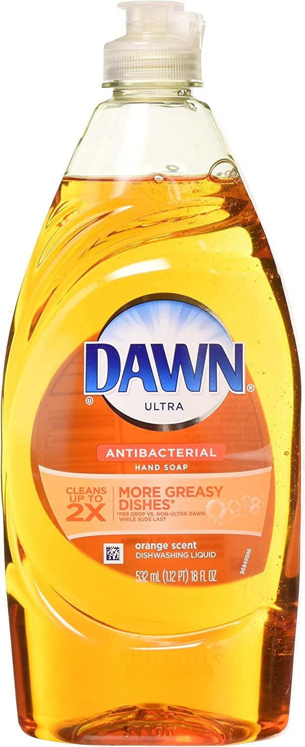 3 Pk, Dawn Dish Soap, Ultra Antibacterial Hand Soap, Orange Scent