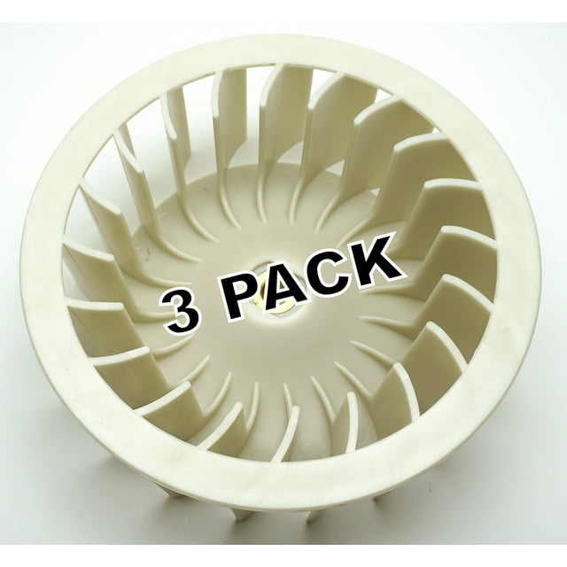 3 Pk, Dryer Blower Wheel Assembly for LG, PS3528491, AP4438881
