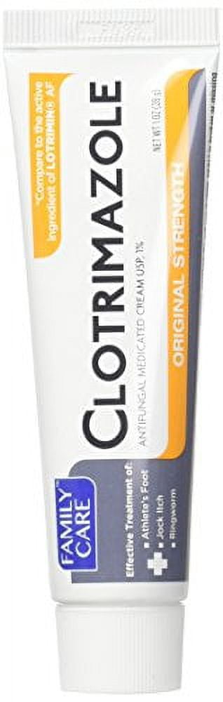 3 Pk. Family Care 831527005052-1 Clotrimazole Anti-Fungal Cream , 1% Usp