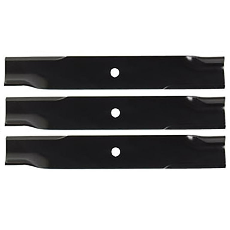 3-Pack Rotary Mulching Blades For Hustler Raptor SD & Fastrak 48