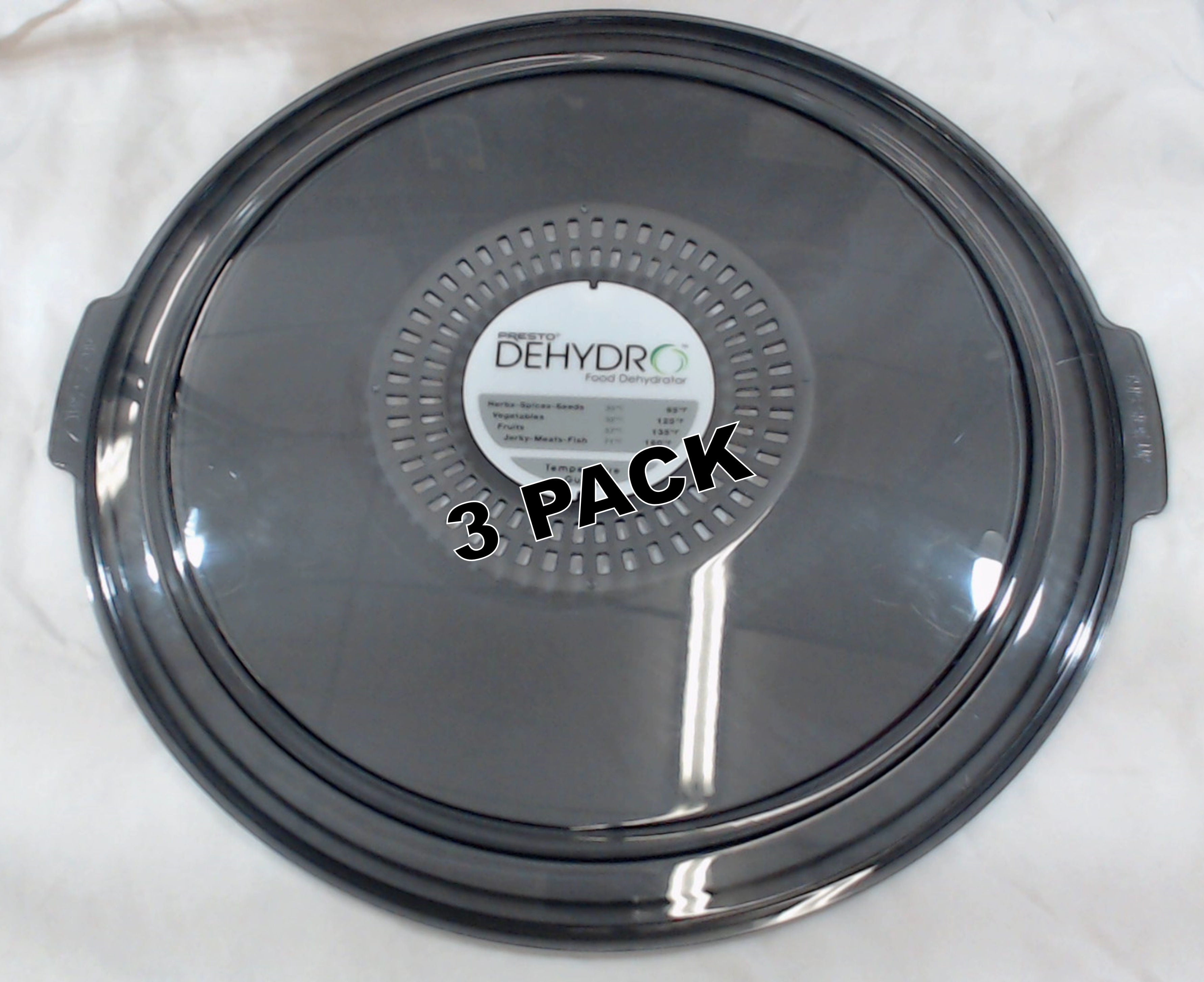 3 Pk, Presto Dehydrator Tinted Cover For Dehydro Food Dehydrator