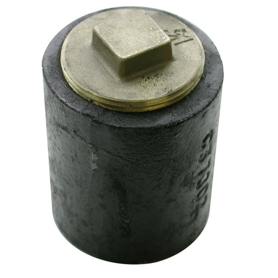 3" Plain End Cast Iron Cleanout-Short Pattern with 2-1/2" Raised Head Southern C