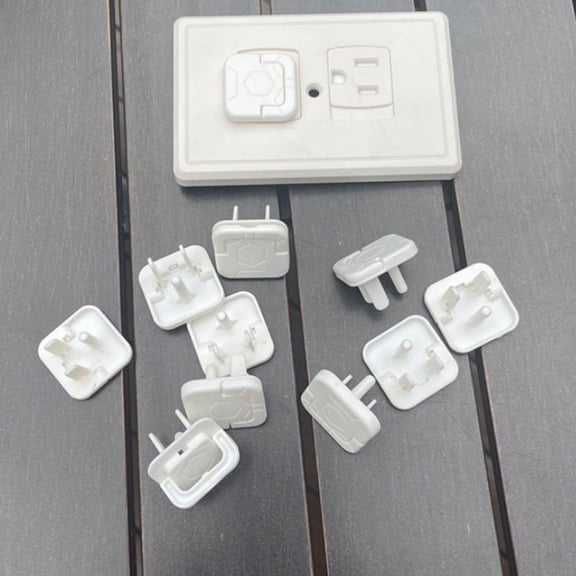 3 Plugs Outlet Covers Proofing Plug - Socket Safety Electrical Outlets Cover Child Proof Protectors