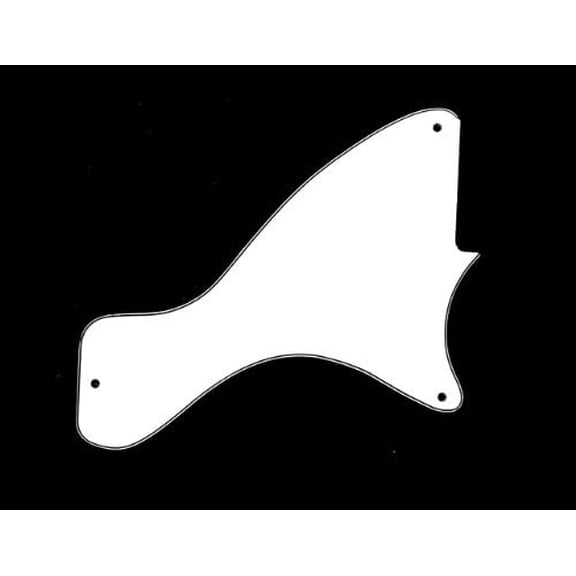 3 Ply Guitar Pickguard For LP Jr. Les Paul Junior - WHITE