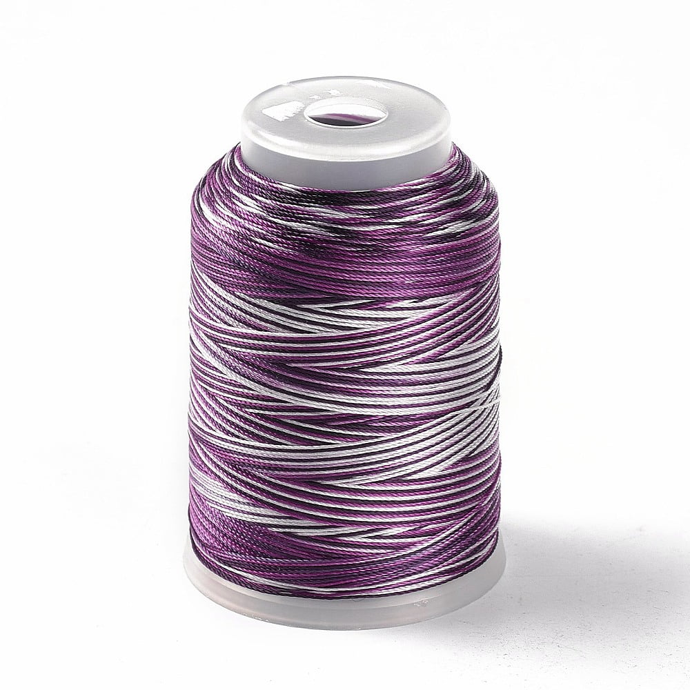 3-Ply Segment Dyed Nylon Thread Cord DIY Material for Jewelry Making ...
