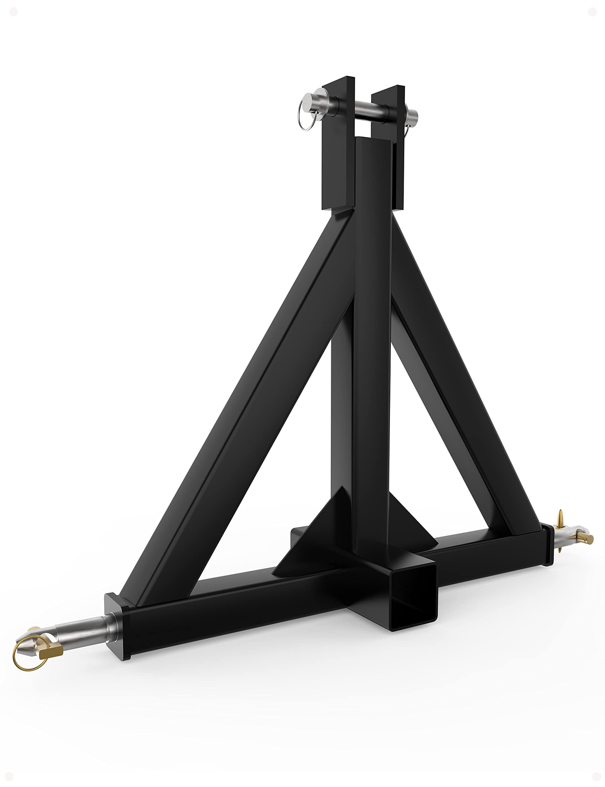 3 Point 2" Receiver Trailer Hitch Attachment Tow Drawbar Adapter,Fits Category 1 Tractor,Quick