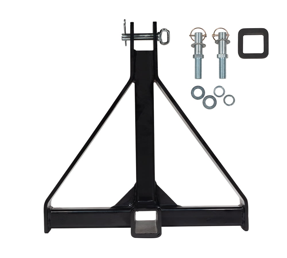 3 Point 2" Receiver Trailer Hitch Heavy Duty Trailer Draw Bar Adapter