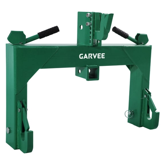 3-Point Cat 1 Quick Hitch, 3000 lb Lift, 27.5" Arm Span, 14.5"-17.5" Level Adjustment, with Adaptor