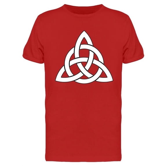 3 Point Celtic Trinity Knot T-Shirt Men -Image by Shutterstock, Male Large